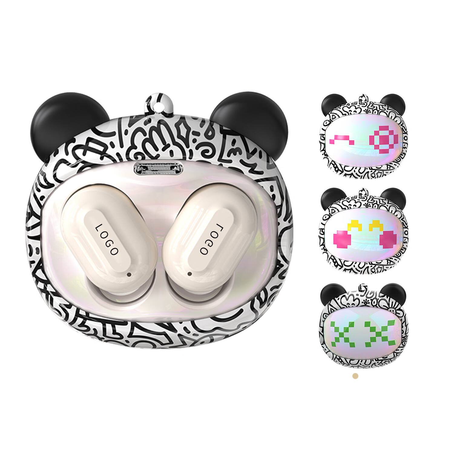 Cute Cat Face Wireless Bluetooth Earbuds - Image 4