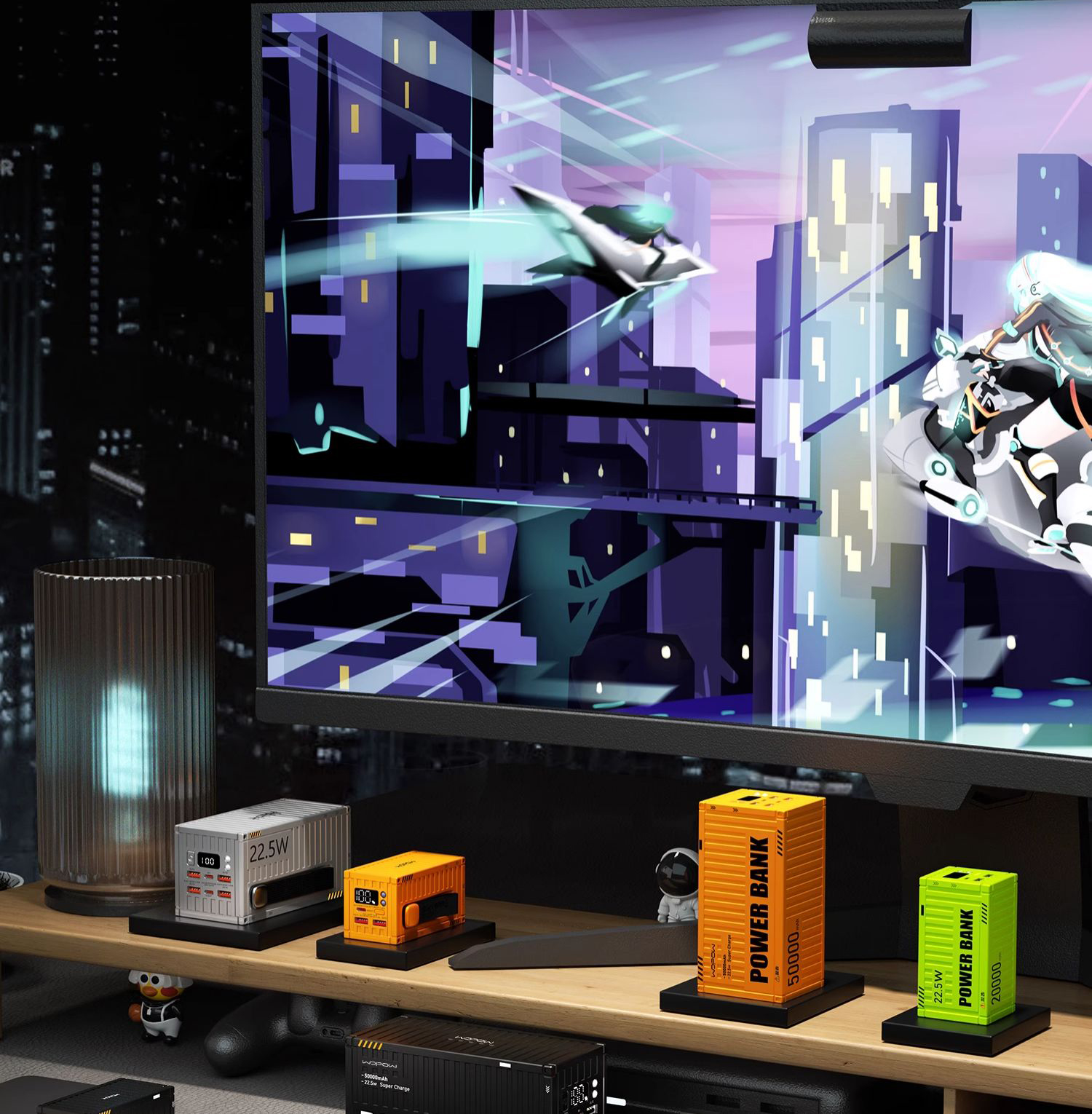 PD22.5W 20000mah Container Shape Power Bank for Mobile - Image 3