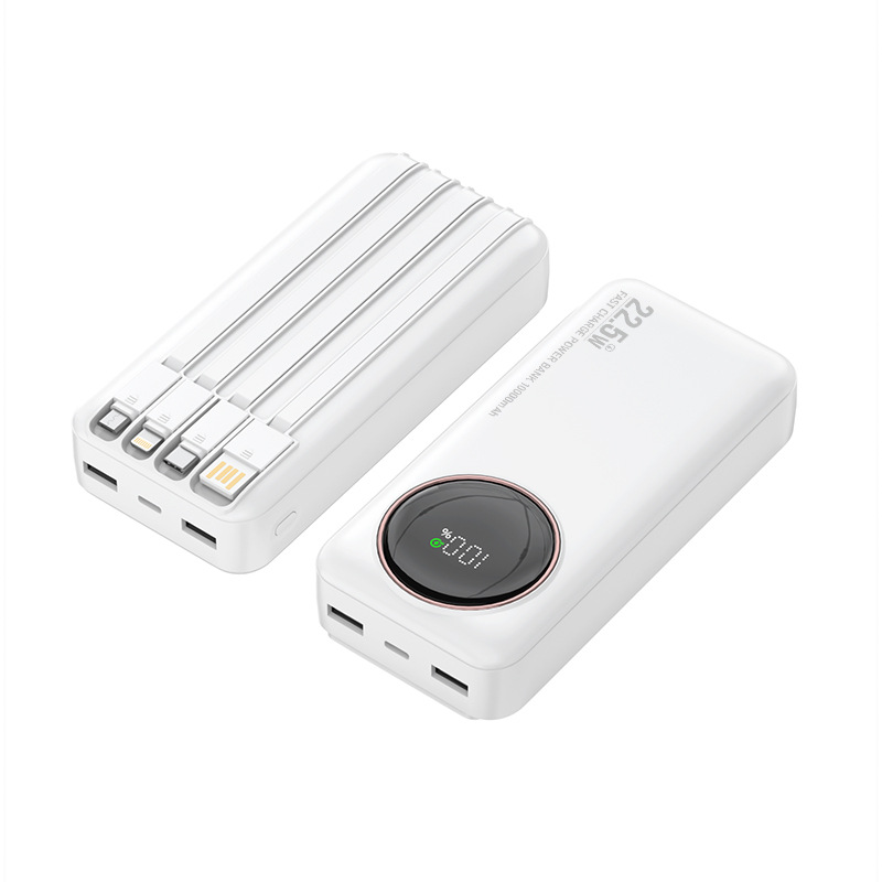 20000mAh Portable Power Bank with 4 Cable