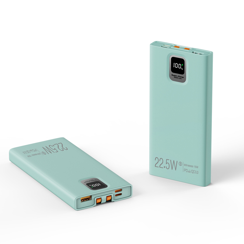 Portable 10000mAh Backup Power Station Builted in 2 Cable - Image 2