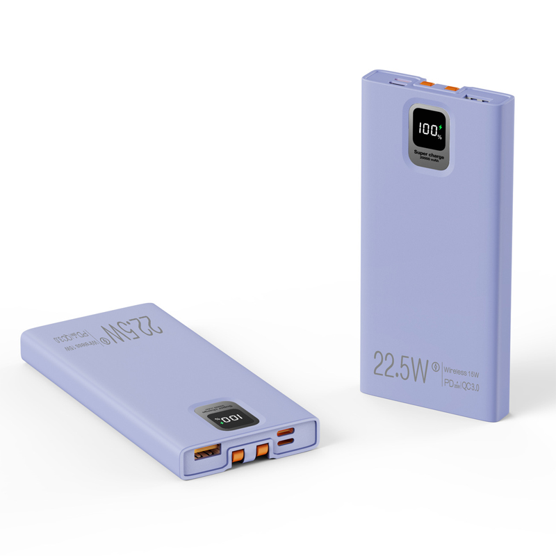 Portable 10000mAh Backup Power Station Builted in 2 Cable - Image 3